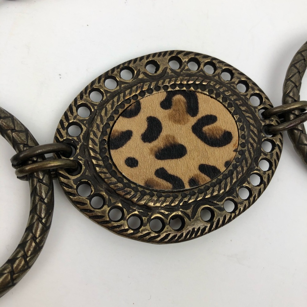 Chico’s Leopard Print Statement Belt - Picture 5 of 8